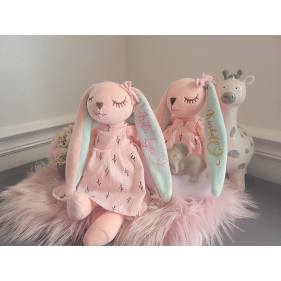 Personalized Plush Bunny - Picture 4 of 7